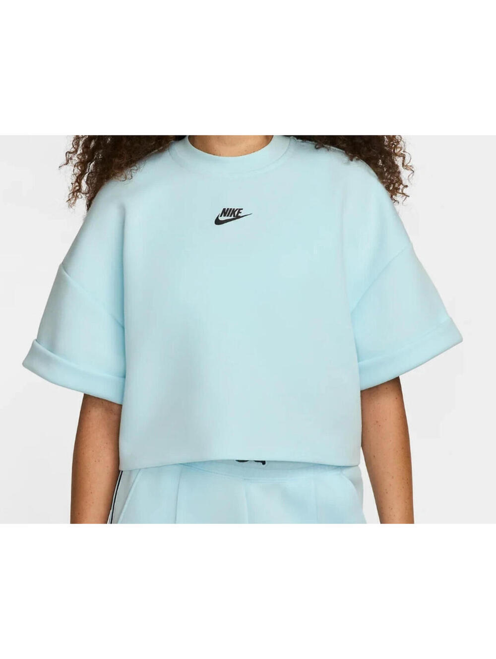 $90 Nike Sportswear Tech Fleece Women's Oversized Short Cropped Top XL FV6320